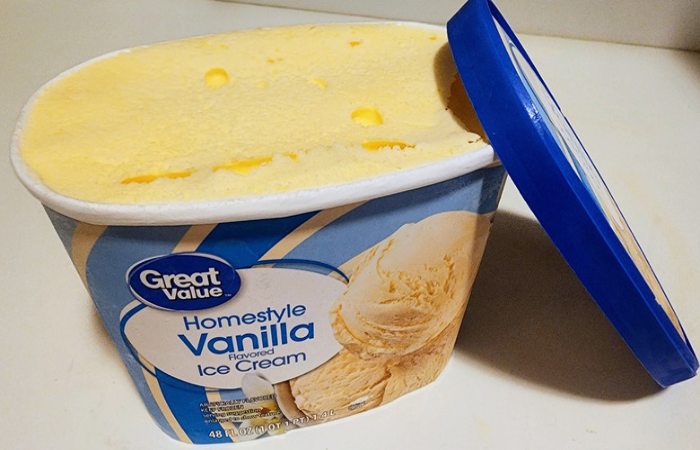 Great Value Vanilla Bean Flavored Ice Cream