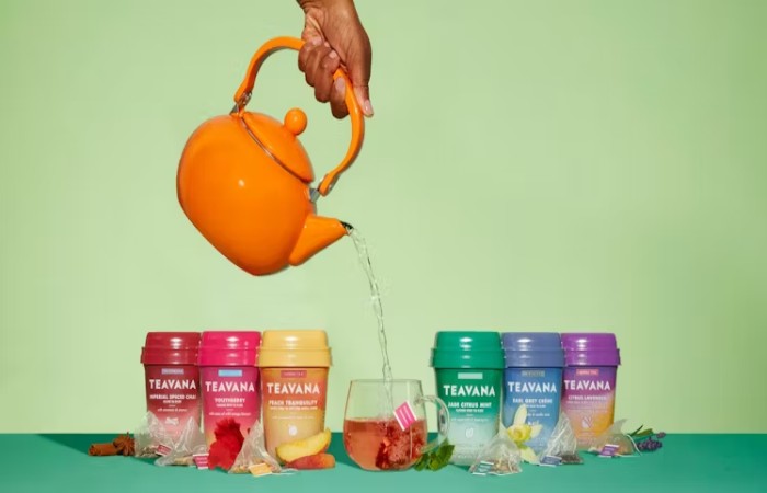 Various Flavors of Teavana Tea