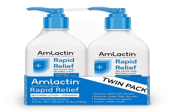 AmLactin Rapid Relief Restoring Lotion + Ceramides Unscented