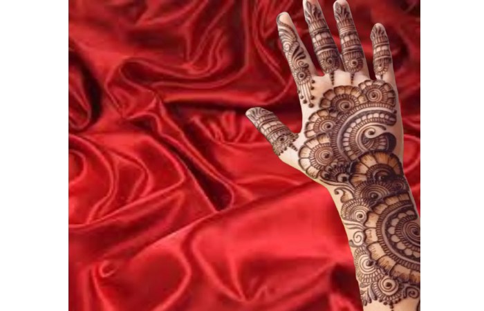 Front Full Hand Mehndi Design