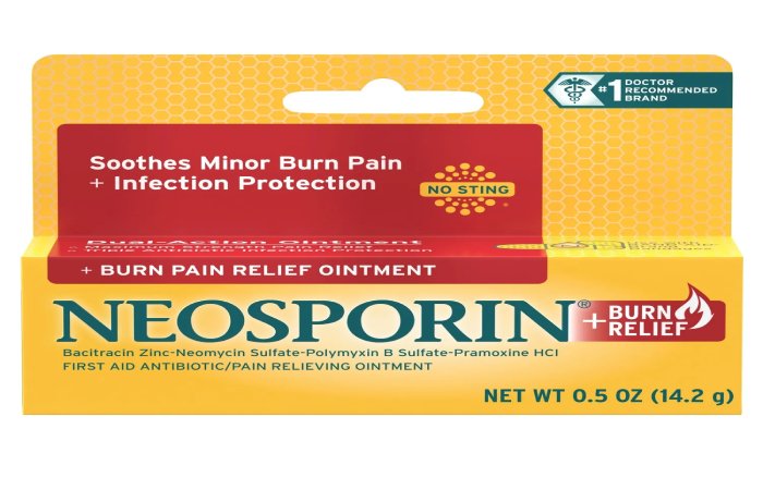 Neosporin + Burn Relief First-Aid Antibiotic Ointment