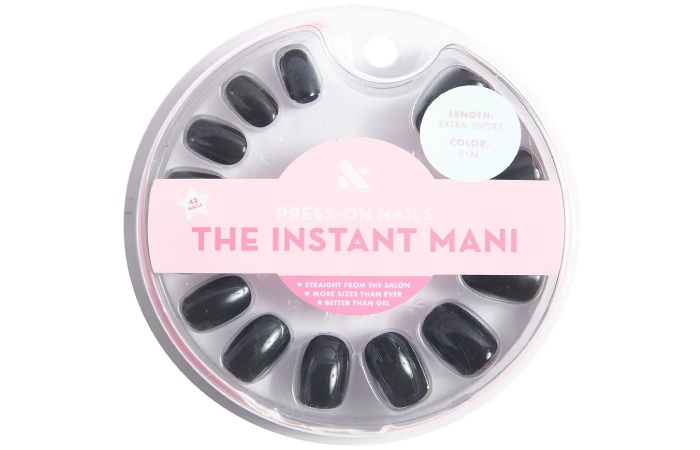 Olive & June The Instant Mani Press-On Nails E + M, Round Extra Short