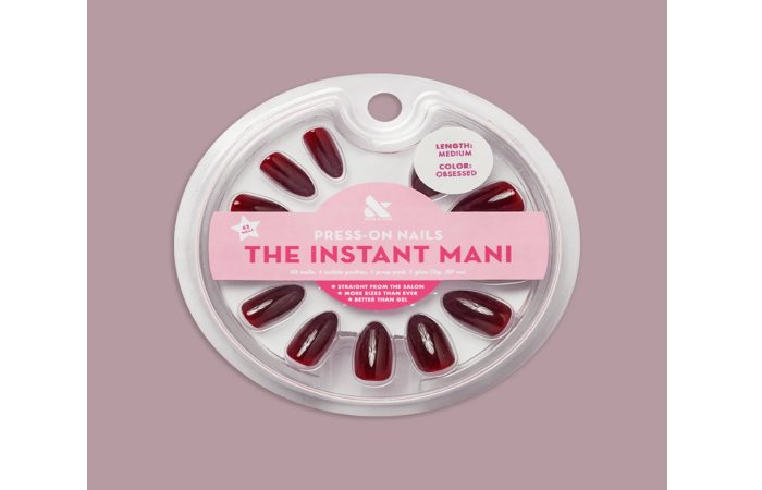 Olive & June The Instant Mani Press-On Nails Obsessed, Almond Medium