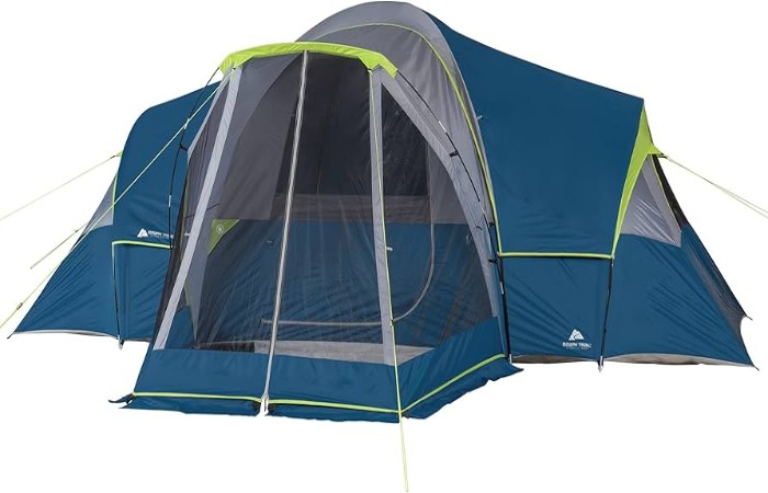 Ozark Trail 10-Person Modified Dome Tent with Screen Porch