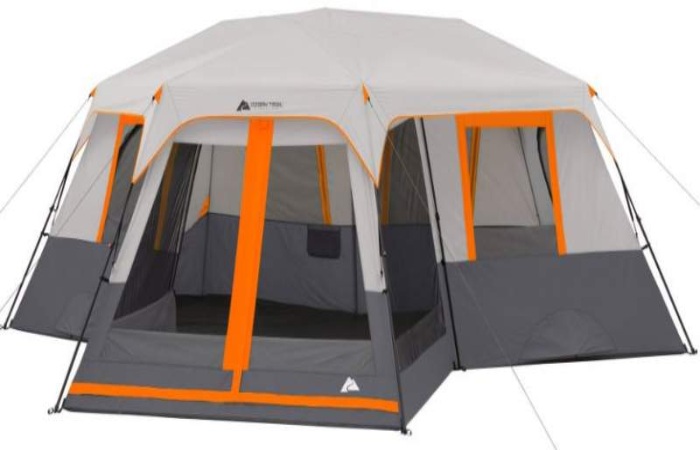 Ozark Trail 14-Person 18 ft. x 18 ft. Family Tent, with 3 Doors