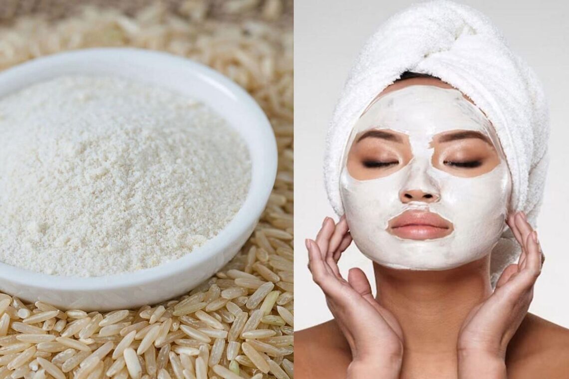 Rice Flour Face Pack For Skin Whitening