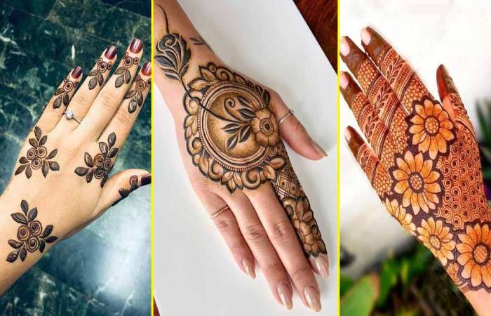 Mehndi Designs for Back Hands Simple Yet Stunning