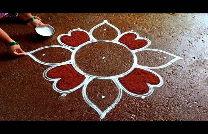 Simple Rangoli Designs for New Year